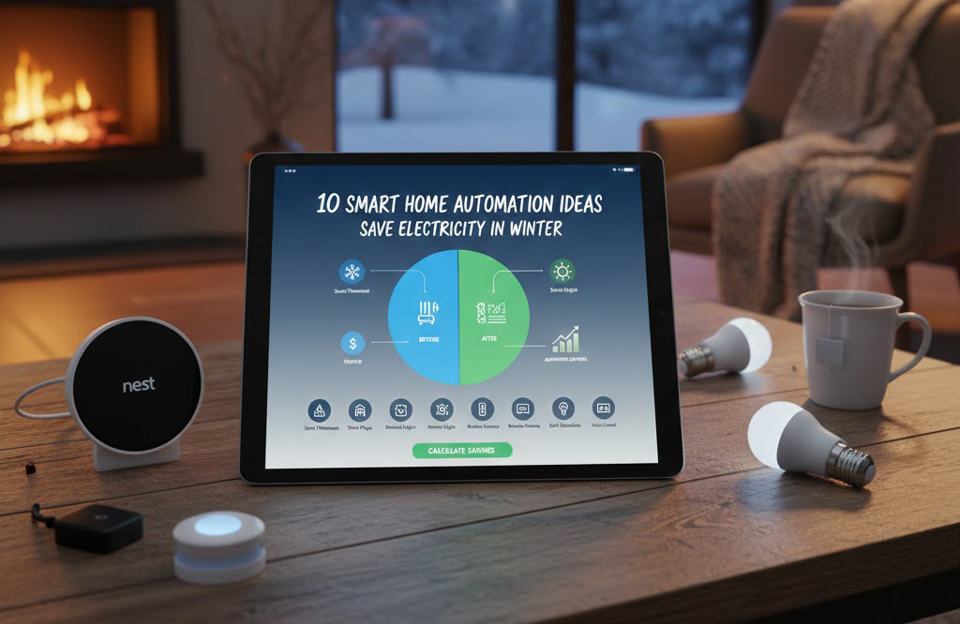 10 Smart Home Automation Ideas to Save Electricity in Winter
