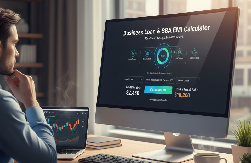 Business Loan & SBA EMI Calculator