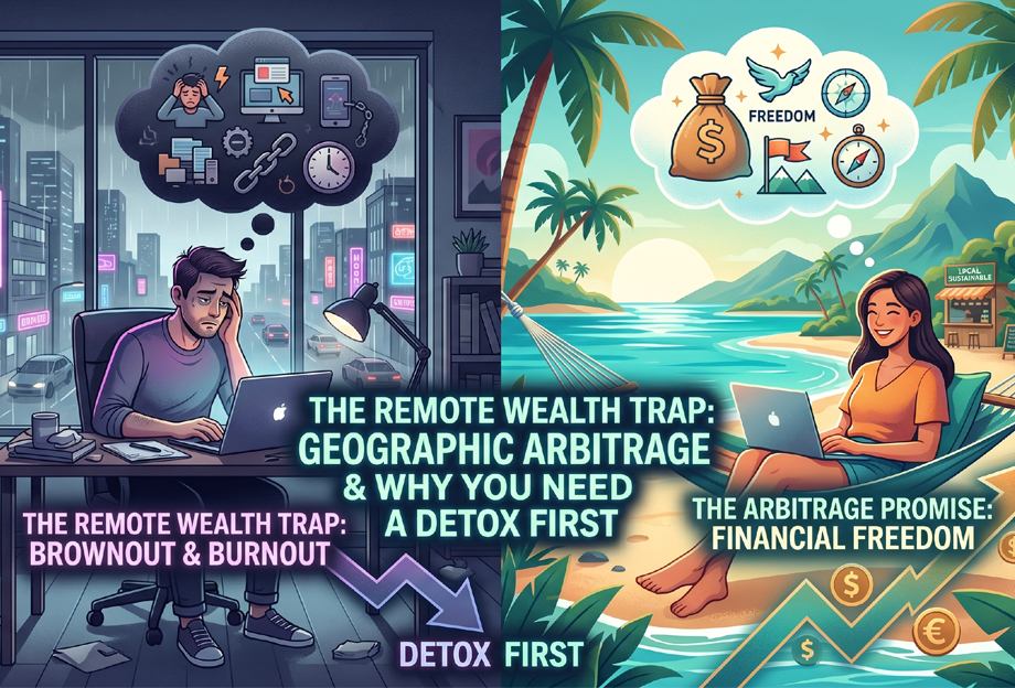 The Remote Wealth Trap: Geographic Arbitrage & Why You Need a Detox First